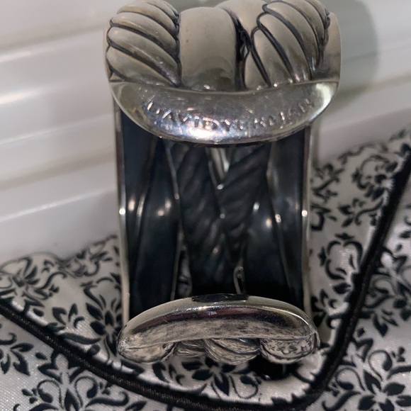 DAVID YURMAN Silver Twisted Cuff Bracelet. Ready to let it go. TODAY & TOMORROW - Picture 4 of 6